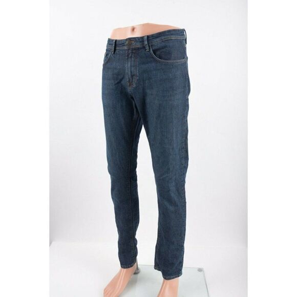 Massimo Dutti Mens Jeans Denim US 32 EU 42 Blue Slim Fit 0047/046 NWOT - Picture 2 of 8